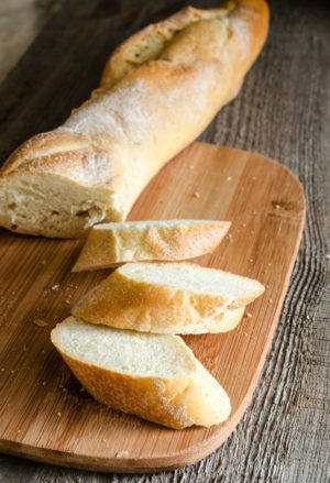 Sliced French Bread Baguette