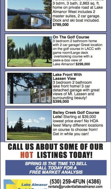 Prudential Real Estate Lake Almanor Lake Almanor Ca 530-259-5687 WebDirecting.Biz