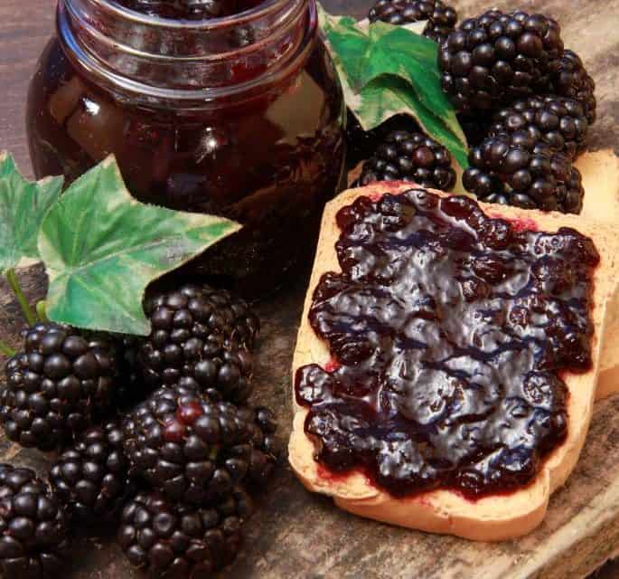 Blackberry Jam Or Topping, Berry Simple Recipe