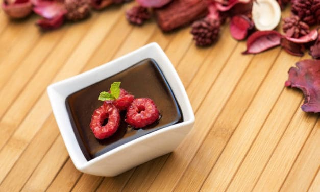 Chocolate Mousse With Festive Holiday Garnish