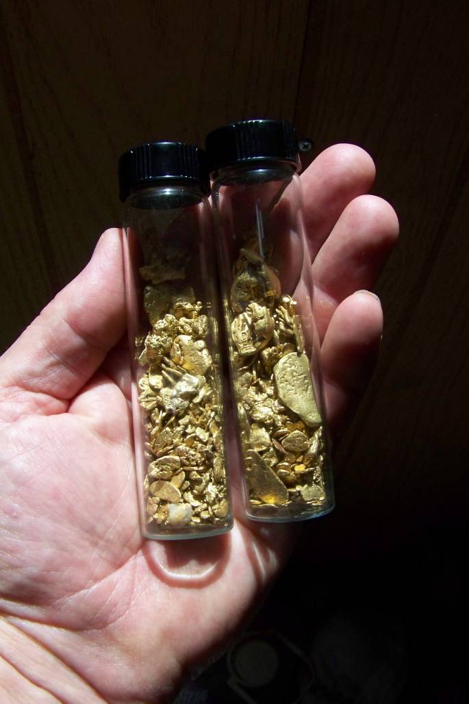 Gold samples
