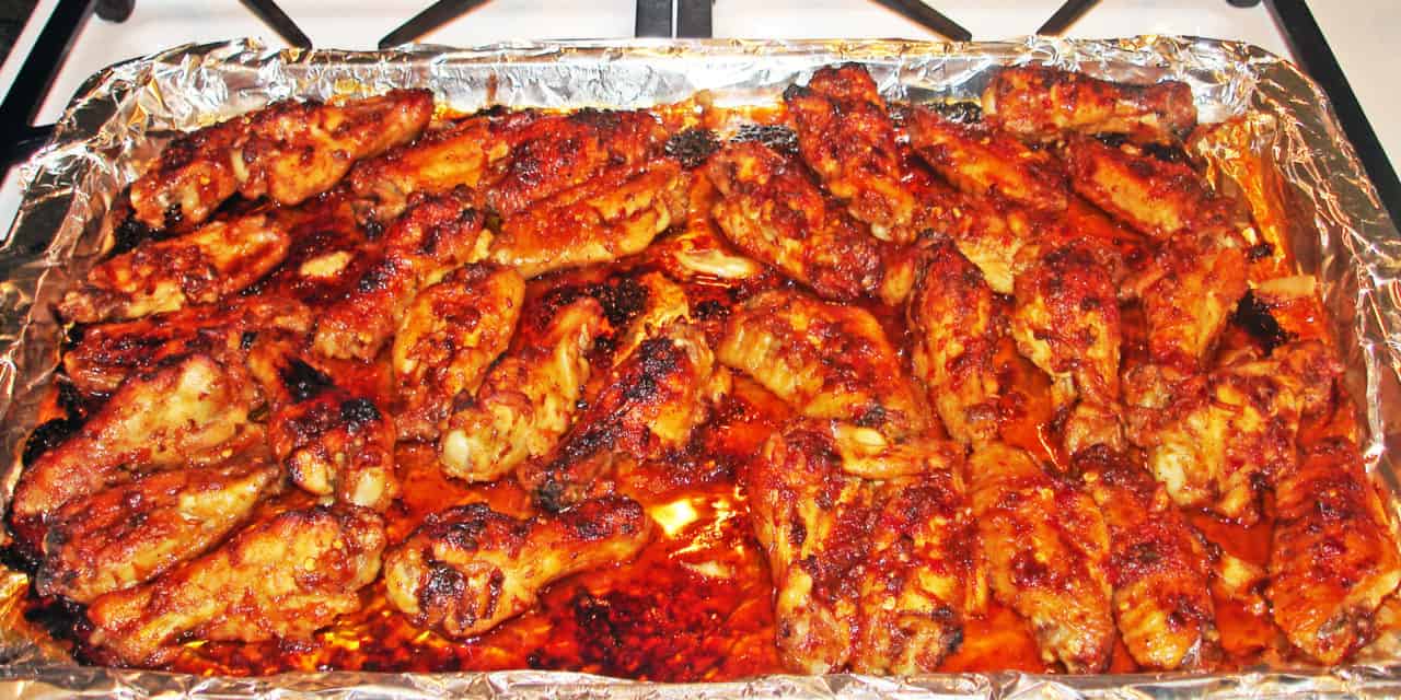 Caramelized Baked Chicken Party Wings Recipe