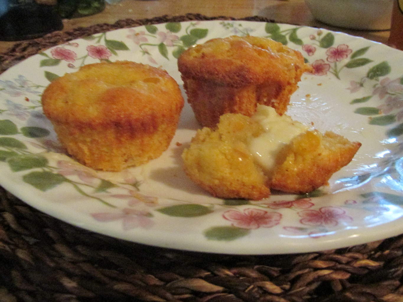 Honey Cornbread Muffins