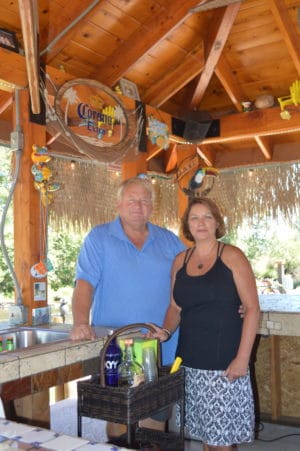 Bob and Linda Rouland at home