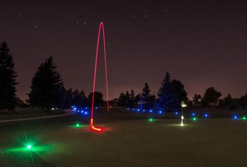 Glow-In-The-Dark Golf At Mt. Huff Golf Course