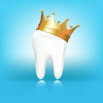 Dental crown cartoon