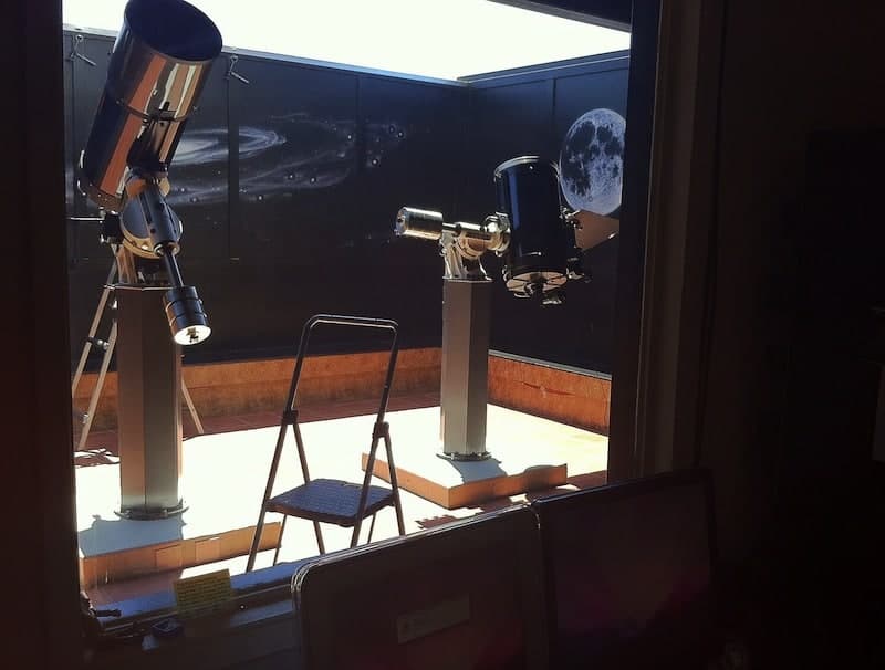 telescopes at Chico Community Observatory