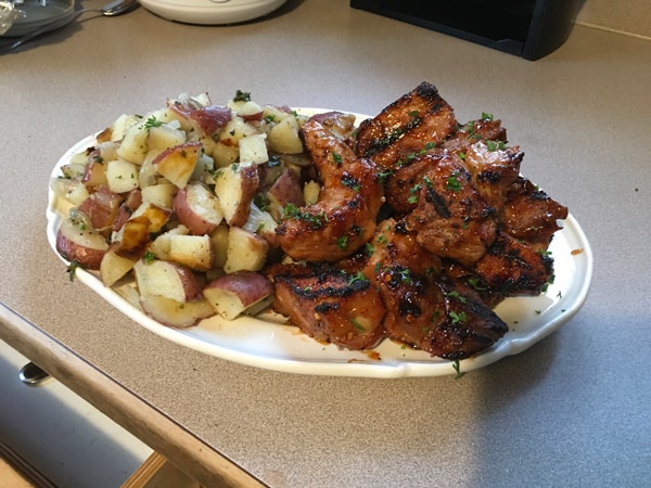 Ribs and Potatoes by Eileen