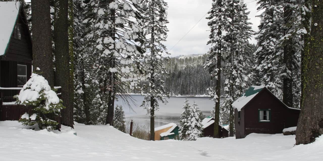 Snowmobile In! Bucks Lake Resort  – When The Road Closes