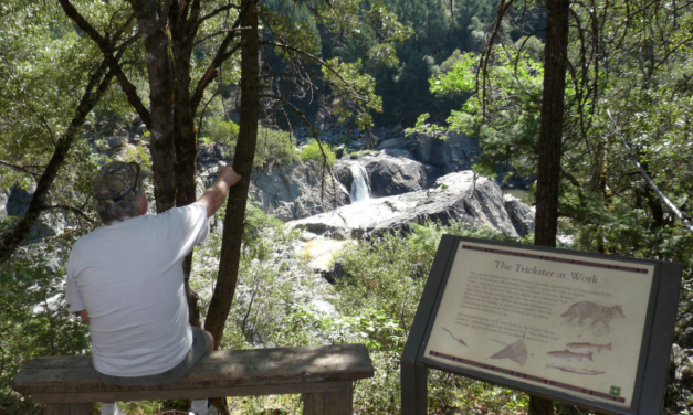 Indian Falls, Waterfall Plumas County near Lake Almanor